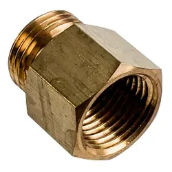 Wolf Fitting Übergang 1/2" AG-1/2" 2070964 RG/MG, für Gaszuleitung CSZ