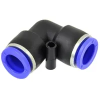 GEKO Schlauchverbinder PU/PE Druckluftverbinder Typ L 6 8 10 12 mm G03031