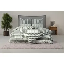 LeGer Home by Lena Gercke Linnea Streifendesign Grün 155 x 220 cm + 2 x 80 x 80 cm