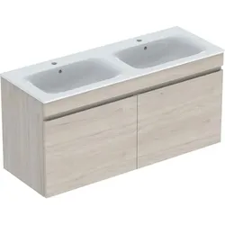 Geberit Waschtischunterschrank „Renova Plan“ Nussbaum hickory hell / Folie strukturiert