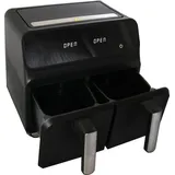 Expo-Börse DESKI Doppel 2 x 4 Liter Schwarz 1700 W Touch Menüwahl