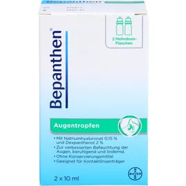 Bayer Bepanthen Augentropfen 2 x 10 ml