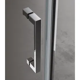 SoGood doporro Duschkabine U-Form 75x80x75 cm Ravenna36uk Duschabtrennung Drehtüren mit Duschwanne 8mm ESG-Sicherheitsglas Klarglas inkl. Nano-beschichtung