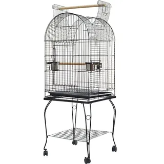 REIFOR Vogelkäfig Papageienkäfig Vogelkäfige Aus Schmiedeeisen, Großer Vogelkäfig Mit Ständer, Papageienkäfig, Vogelkäfige Für Vögel Vogelkäfig Wellensittich