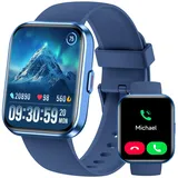 Gydom Smartwatch Herren, Smartwatch Damen mit Telefonfunktion & Alexa, 1,8" Fitnessuhr mit 100 Sportmodi & IP68, Herzfrequenz SpO2 Schlafmonitor, Armbanduhr Schrittzähler Uhr für Android iOS