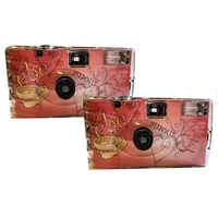 TopShot 2 x Einwegkamera Hochzeit Amore Rot Einwegkamera