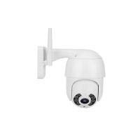 Tangxi Mini-Dome-Kamera, PTZ, 1080P, wasserdicht, WiFi, 8 Lichter, Überwachungskamera für den Außenbereich, mit Icsee-Kuppel, unterstützt Bewegungserkennung, Video/Rauschunterdrückung/TF-Karte (EU)