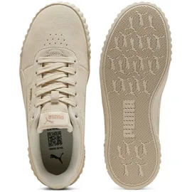 Puma Carina 3.0 Damen Sneaker Weite E Alpine Snow Gold 40,5