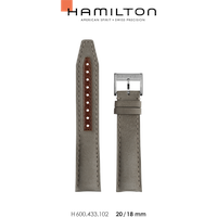 Hamilton Leder Other New Products Band-set Leder-grau-20/18 H690.433.102 - grau