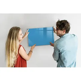 Tulup Magnettafel 60 x 40 cm Blau