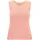 Cartoon Strick-Top mit Rundhalsausschnitt Orange 40