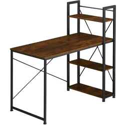 TECTAKE Computer-Schreibtisch Hershey 122x61x120cm