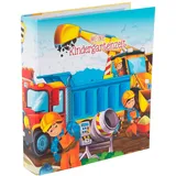 Goldbuch 2 Stück goldbuch Motivordner Baustelle, Ringbuch Ordner aus Pappe, Rückenbreite 5,5 cm, mit Kunstdruck, Multifunktionsordner, Karton