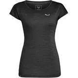Salewa Puez Melange Dry Damen T-Shirt-Schwarz-44