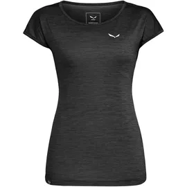 Salewa Puez Melange Dry Damen T-Shirt-Schwarz-44