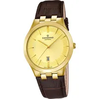 Candino Classic Leder Quarz Herren Uhr C4542/2 Armband-Uhr braun
