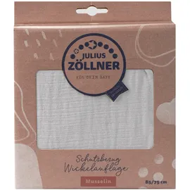 Julius Zöllner Überzug für Wickelauflage aus Musselin grau Gr. 85/75