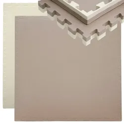 eyepower Bodenschutz-Matte 90x90cm 40mm dick Trainingsmatte erweiterbare Fitnessmatte