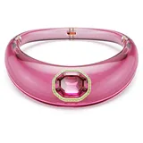 Dulcis Halsband, Oktagon-Schliff, Pavé, Rosa, Goldlegierungsschicht | OS