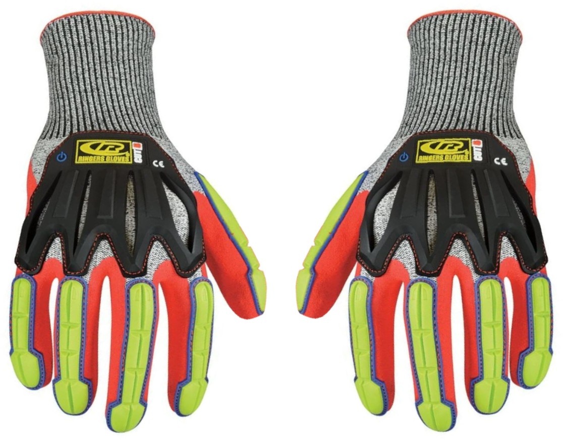 Ringers Gloves Nitril Arbeitshandschuhe 065 Aufprall- & Schnittschutz Größe XL