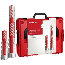 Fischer 558627 DUOPOWER Dübel-Sortimentsbox 910 Teile