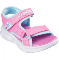 SKECHERS Sola Glow Sandal Sportsandale, Pink, 33 EU