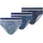 Babista Slip TALDON blau gestreift 3XL 3er Pack