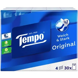 Tempo Taschentücher Klassik 4-lagig 30 x 10 St.
