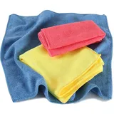 Tectake tectake® 200er Set Mikrofasertücher, 35x35cm, waschbar 200