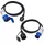 Meister Craft CEE-Adapterleitung-Set 2-teilig 1,5 m Schwarz