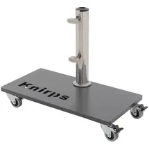 Knirps Rollsockel Stahl 25 kg Schwarz
