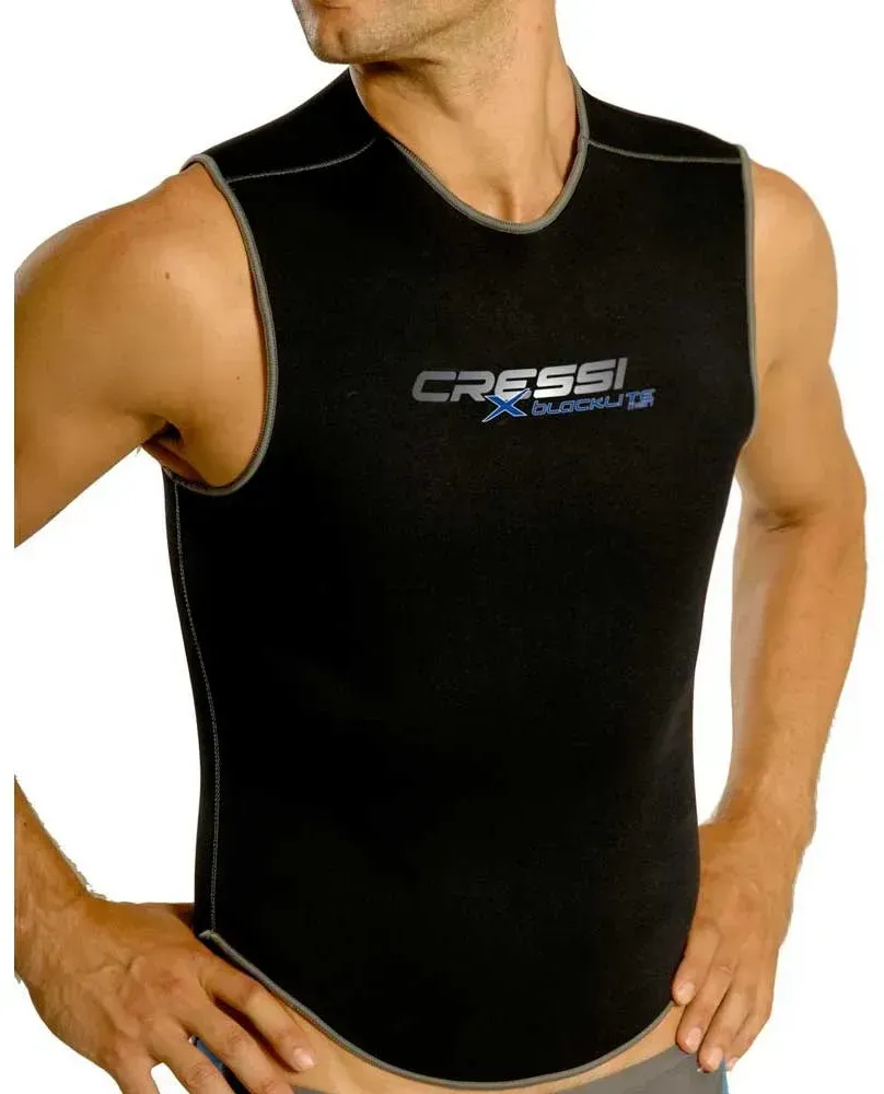 Cressi Spa Blacklite 3.5 Mm Thermoweste - Black - 2XL