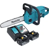 Makita, Kettensäge, DUC 307 RM2X3 Akku Kettensäge 18 V 30 cm Brushless + 2x Akku 4,0 Ah + Ladegerät (Akku Kettensäge)