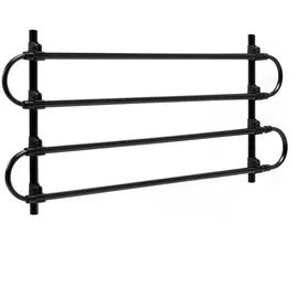 fudajo Hundegitter 83-145 cm Schwarz 40 cm