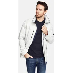 Outdoorjacke CABANO "High Performance", Herren, Gr. 62, weiß (sanftes weiß), 100% Polyester, unifarben, sportlich, normal, hoch geschlossener Ausschnitt, Langarm, Jacken, mit atmungsaktiver Funktion