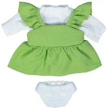 MINILAND BABY Miniland Kleidung für 38 cm Puppe Übergangskleid Grün