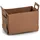 Zeller Aufbewahrungskorb Filz 36 x 25 x 23 cm cognac