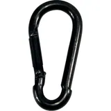 monheimer ketten- u. metallwarenindustrie PÖSAMO Feuerwehr-Karabinerhaken schwarz-Zn 50x 5mm