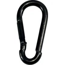 monheimer ketten- u. metallwarenindustrie PÖSAMO Feuerwehr-Karabinerhaken schwarz-Zn 50x 5mm