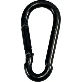 monheimer ketten- u. metallwarenindustrie PÖSAMO Feuerwehr-Karabinerhaken schwarz-Zn 50x 5mm