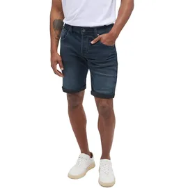 Mustang Chicago Shorts aus Stretch Denim in dunklem Used-W32