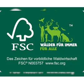 bümö Aktenregal 40 x 110 x 40 cm Braun