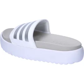 adidas Adilette Platform Badesandalen Cloud White / Zero Met / Grey One 40 2/3