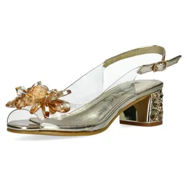 LAURA VITA Damen Sandalen #SeoVarYear# für Damen, gold, | Gr.: 37
