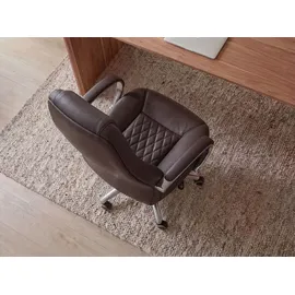 FineBuy AUSTIN Echtleder Braun