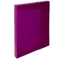 oxybag Heftbox / Sammelbox PP DIN A4 3cm OPALINE magenta