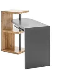 MCA Furniture Schreibtisch Moura Eiche Grau / Braun