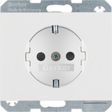 Berker K.1 Steckdose SCHUKO, polarweiß glänzend (47357009)