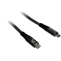 Inter-Tech USB-C auf USB-C 3 m Schwarz