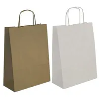 APLI agipa 101649 Papiertragetasche - aus Kraftpapier, mittel, weiß